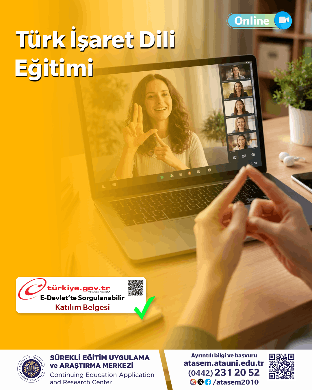 Türk İşaret Dili Eğitimi