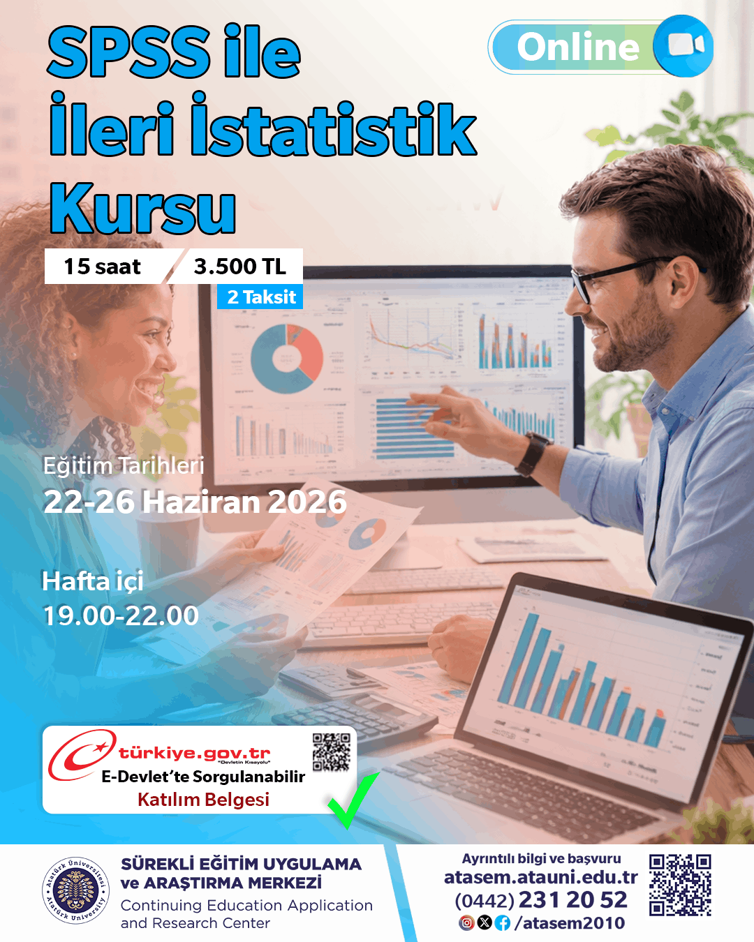 SPSS ile İleri İstatistik Kursu